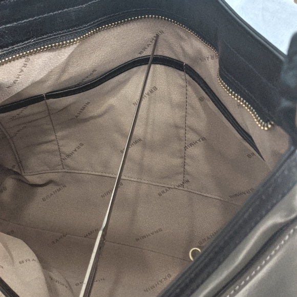 *** NWOT *** Brahmin Noelle in Charcoal Westport - Picture 7 of 8